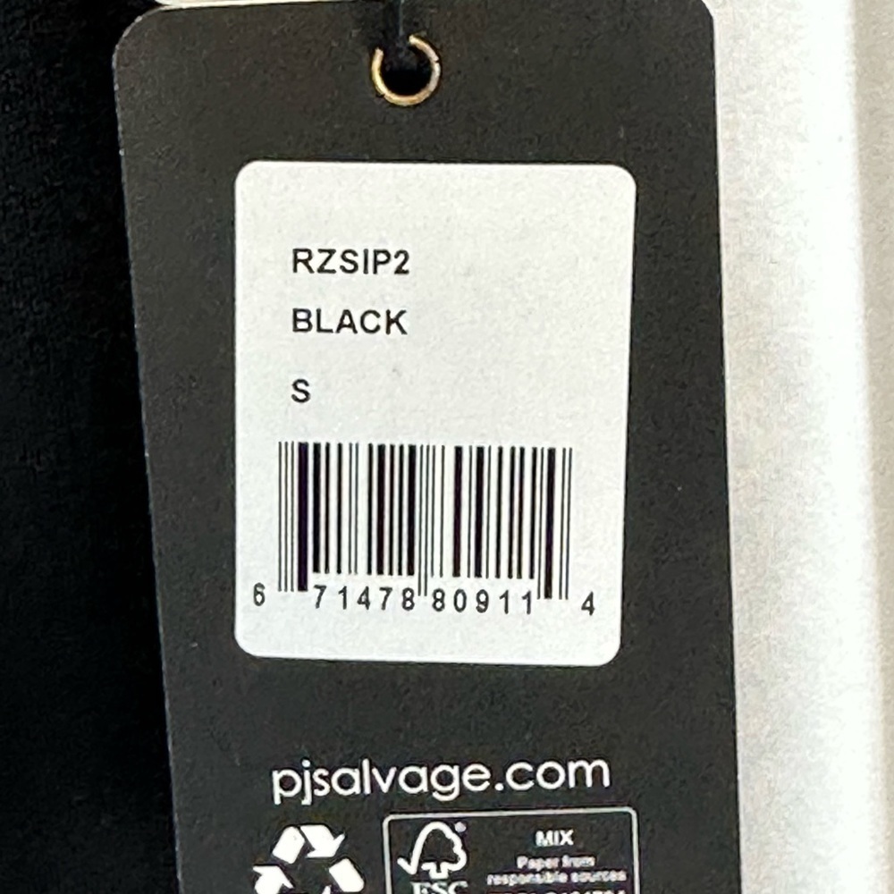 PJ Salvage Drawstring Tie Dye Lounge Sleep Jogger Pants - Black Rust Orange - Picture 5 of 9